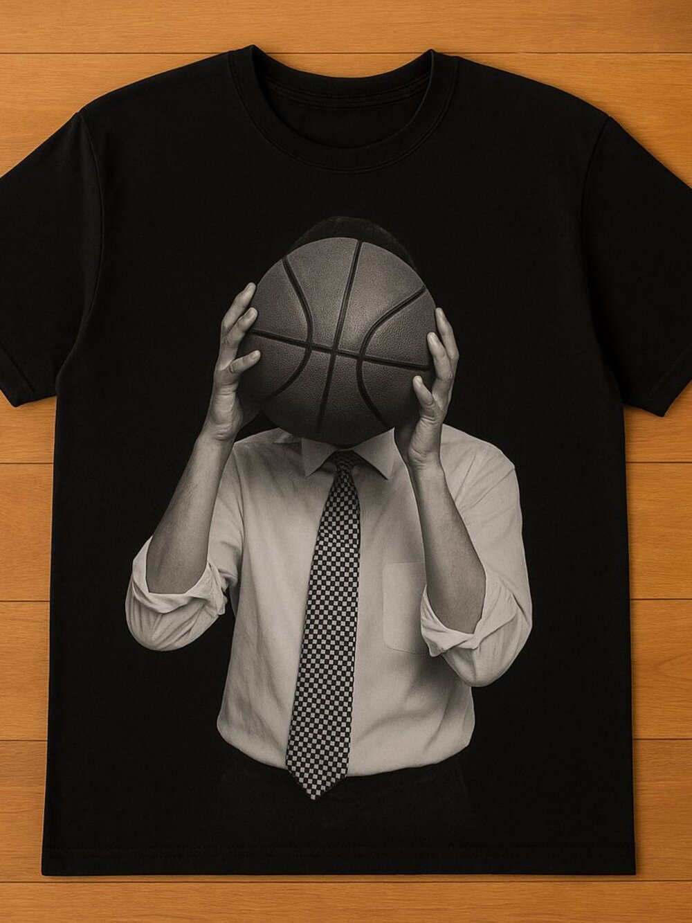 Basketball Businessman T Shirt Funny Basketball Player Graphic Tee Sports Fan